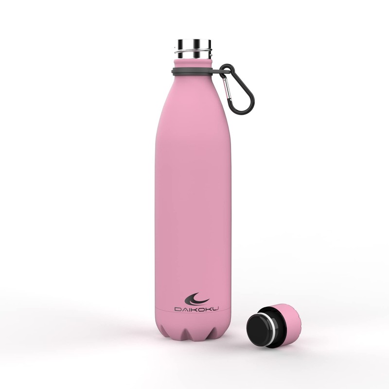 Daikoku Stainless Steel Bottle + Adjustable Strap + Carabiner, BPA