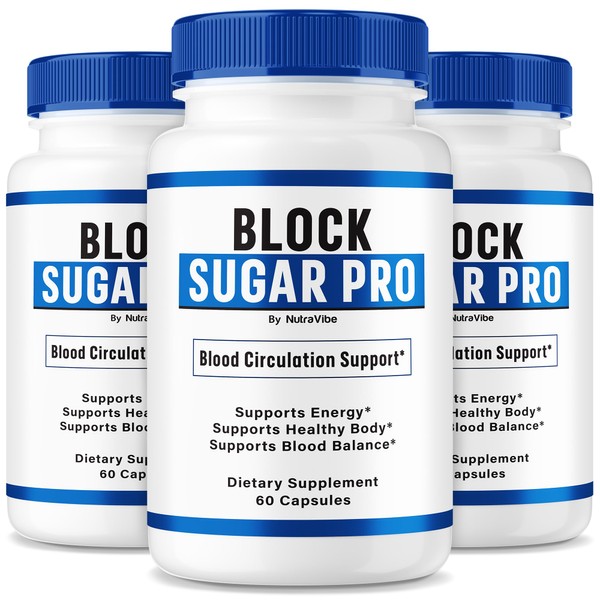 (3 Pack) Block Sugar Pro – Premium BlockSugarPro Daily Formula