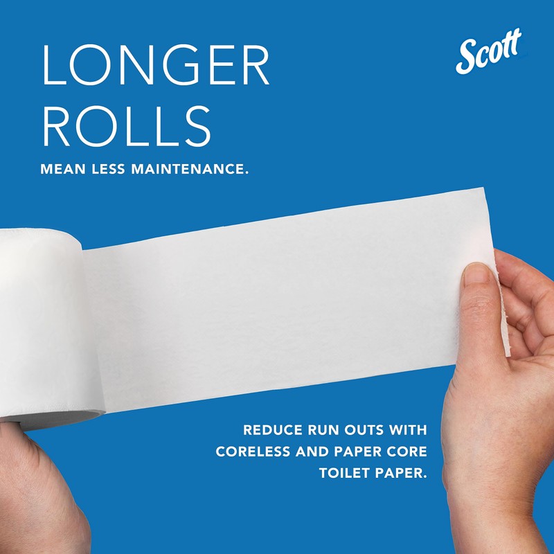 Scott Professional Coreless Standard Roll Toilet Paper Dispenser (09604), Black,