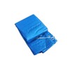 221 * 150cm Rectangular Pool Cover, Foldable Drawstring Design Solar