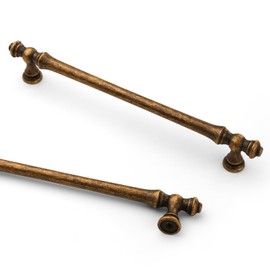 Asidrama 6 Pack 12.6 Inch(320mm) Champagne Bronze Kitchen Cabinet Handles, Cabinet Pulls Kitchen Cabinet Hardware for Cupboard Drawer Pulls