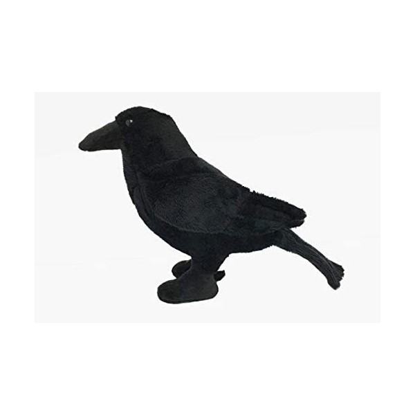 HDmirrorR Cornel Tierliche Plush Toy Raven Approx. 24 cm Garden
