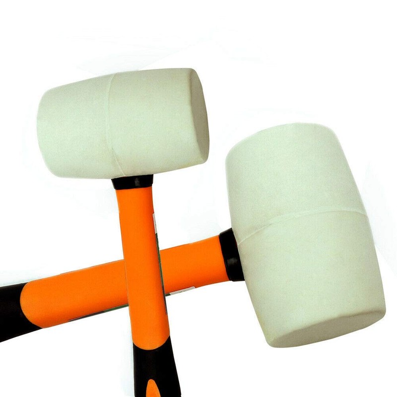 16OZ / 24Oz Rubber Mallet Soft Face Head Hammer Non-Slip