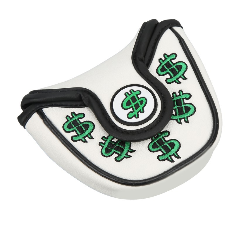 Golf Putter Head Covers PU Leather Waterproof Sunscreen Putter Headcover