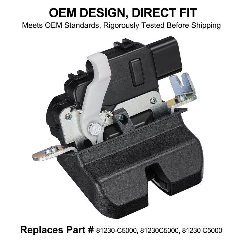 SYERAL Tailgate Latch Assembly Trunk Lid Actuator 81230-C5000 Compatible for
