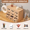 KIRIGEN Wood Drawer Organizer Desktop Storage Cabinet Box Drawers for