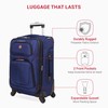 SwissGear Sion Softside Expandable Luggage, Blue, Carry-On 21-Inch
