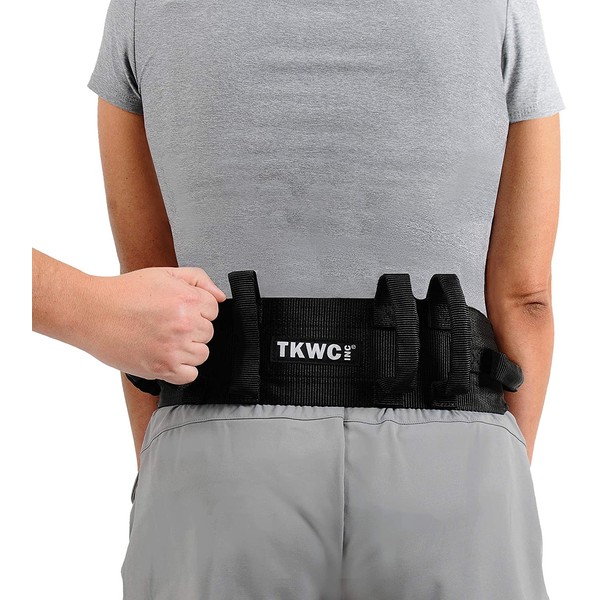 Transfer Belt with Handles by TKWC INC - #2305 - Lift Gait Belt with Quick Release Locking Buckle Safety Gate Belt 55" Strap