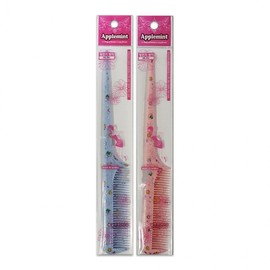 777 Sparkle Comb-H: Hair Styling Beauty Salon Brush, Straight & Tail Comb 10ea