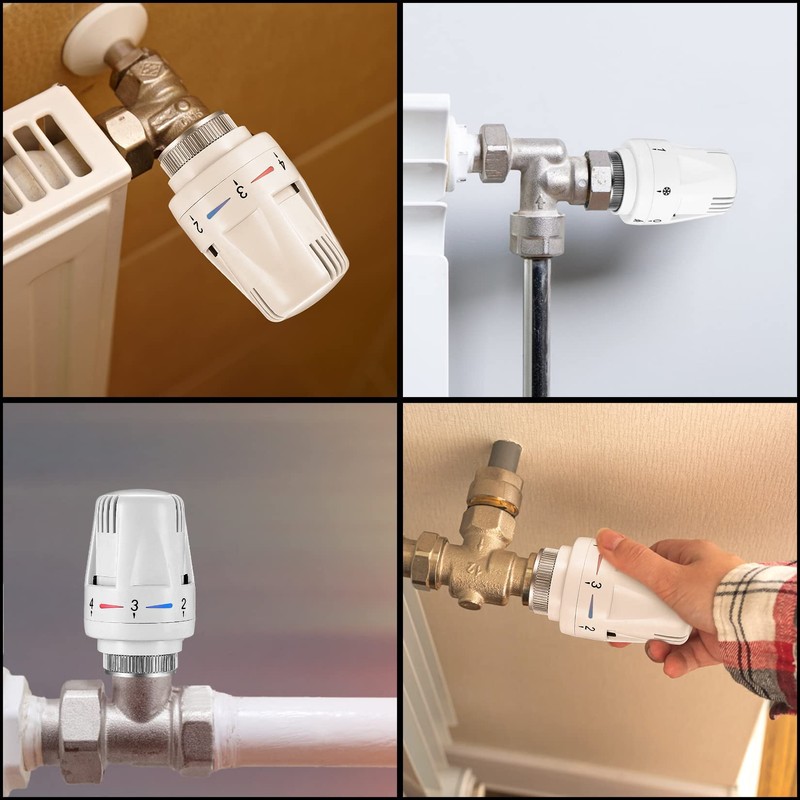 Thermostatic Radiator Valve,Temperature Control Valves Thermostatic Valve Head Replacement TRV