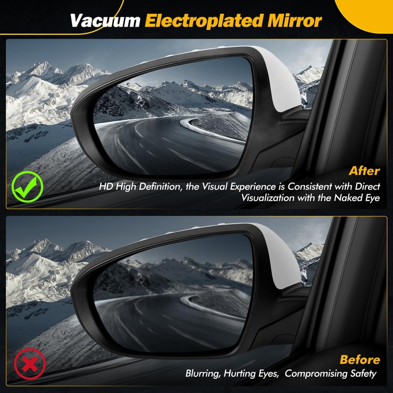 2011 2012 2013 Left Driver Side Mirror Rear Door View