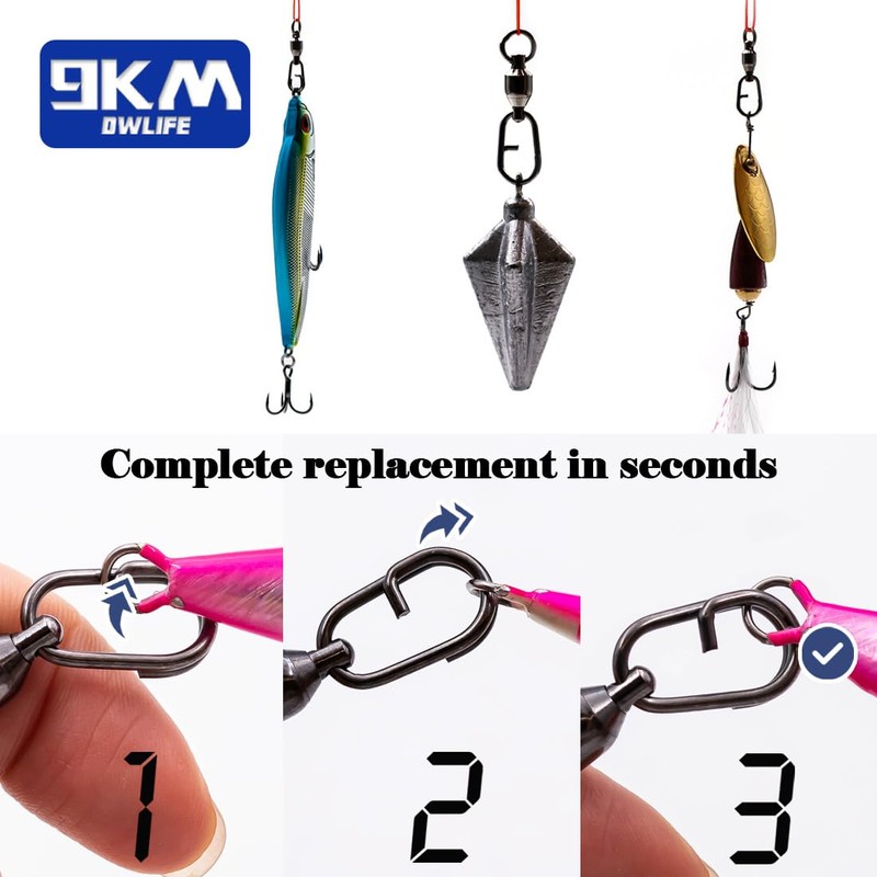 DWLIFE - Rodamiento de bolas de 9 km con anillos