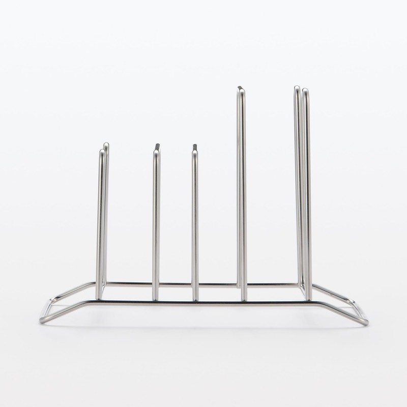 MUJI MCC63A2S Stainless Steel Kitchen Stand, Silver, Approx. Width 3.9