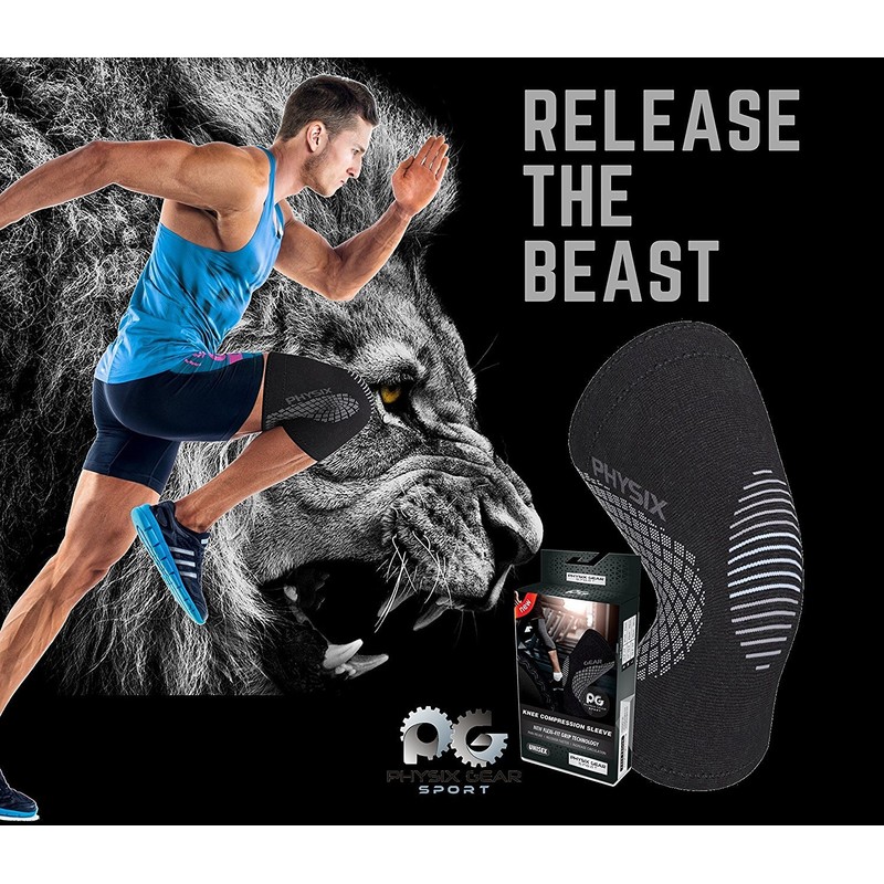 Physix Gear Knee Support Brace - Premium Recovery & Compression