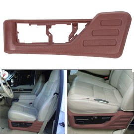 ECOTRIC Front Driver Seat Cushion Panel Trim Compatible with 2008-2010 Ford F250 F350 F450 F550 Super Duty Replacement for 8C3Z-2562187-DB