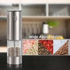 YISUN Electric Salt and Pepper Grinder Set, Stainless Steel Automatic