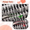 200 Pieces DIY Eyelash Extensions Set, 0.07D, 8-16 Mix, 40D