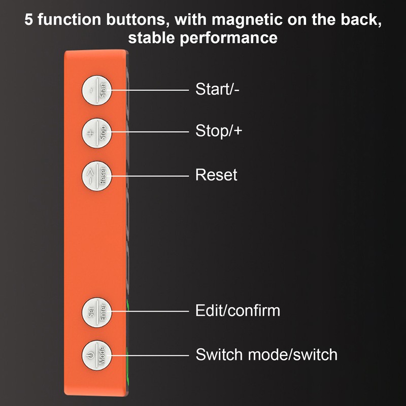 Training Timer LED Digital Timer Multifunctional Electronic Desktop Clock for