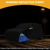 Car Cover Waterproof All Weather 210D, UV Sun Rain Protection,