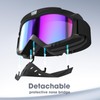 Motorcycle Goggles, Dirt Bike Goggles, ATV Windproof Racing Goggles, for