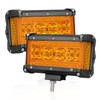 Auto Power Plus Amber LED Pod Lights Side Shooter 2pcs