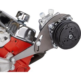 Vintage Air 15410-VCB Side Mount A/C Compressor Bracket, SBC, LH