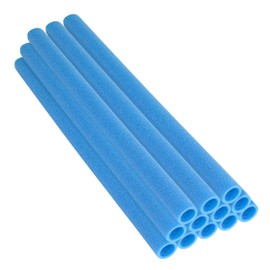 Upper Bounce 33 Inch Trampoline Pole Foam Sleeves, Fits 1.5" Diameter Pole - Set of 12 -Blue