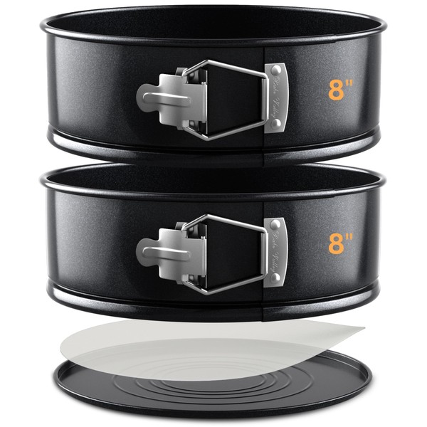 BakeValley BakeValley 8 Inch Cake Tin SetC 7cm Deep Springform