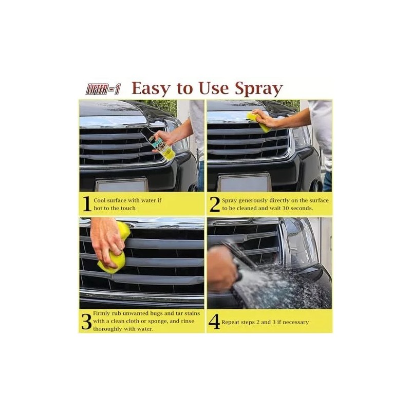 Lifter-1 Bug and Tar Remover for Cars, Trucks, RVs, and