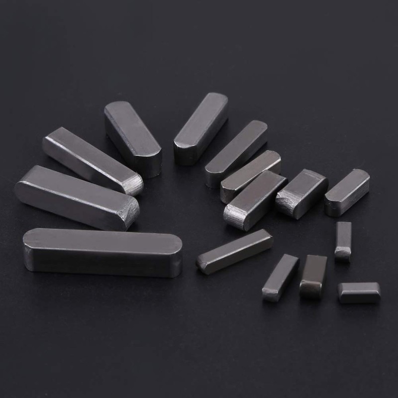 140pcs Round Feather Keys Parallel Keys Round End Feather Key