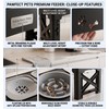 Adjustable Elevated Pet Feeder for Dogs and Cats – 3
