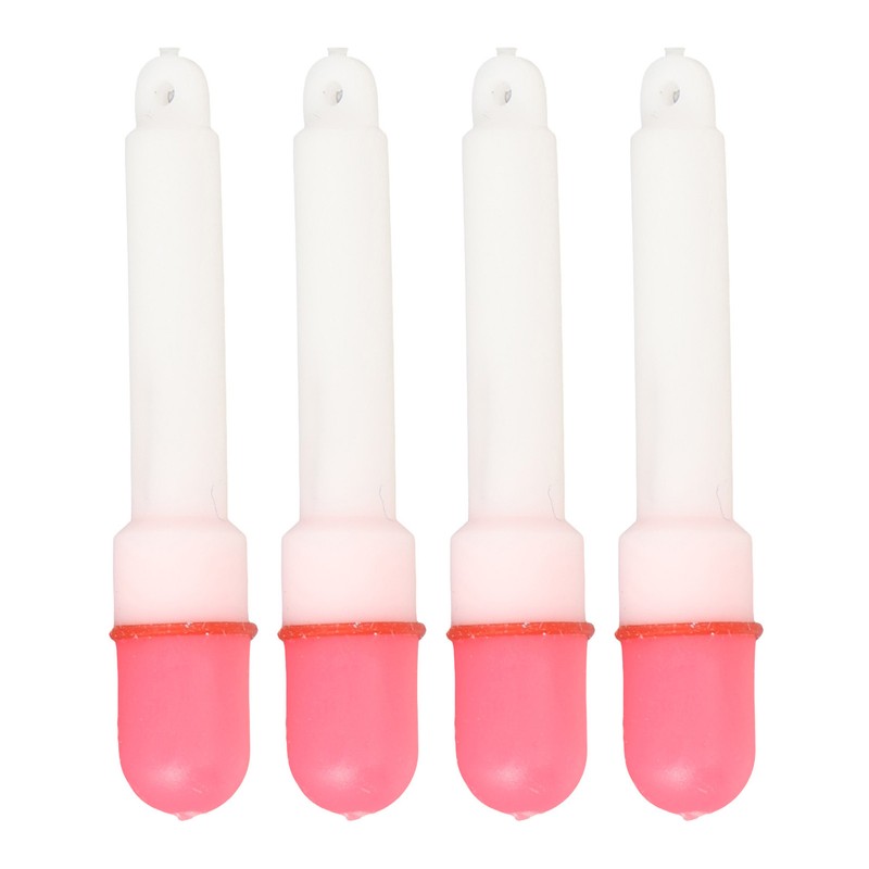 4PCS Fishing Glow Sticks High Visibility Night Fishing Float Tail