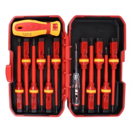 Premium Insulated Screwdrivers Set Insulated Professional Electricians Slotted Crossed Screwdriver Set for Repairing