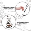 GOMAKERER 2 Sheets Kitchen Wall Decals, 2 Sizes Coffee Cup