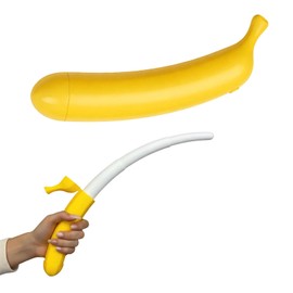 JFBNXB Banana Props, Retractable Banana Props for Role-Playing Games and Cosplay Events, 3D Printed Banana Themed Gifts for Imaginative Play, Holiday Celebrations and Costume Parties