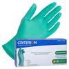 Criterion Chloroprene Exam Gloves, Large, Green, 100/Box – Non-Sterile, Latex-Free,