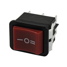 HQRP On-Off-On Power Switch Compatible with KEDU HY12-9-5, Grizzly G4015Z Combo Lathe Power Tools, 20A 125V, 6-Pin, UL Listed