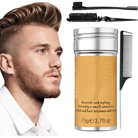 Barra de para El Cabello, De Hair Con 3 Peines, barra de para pelucas de control de bordes barra para el cabello no graso Pomada de pelo para Flyaways borde Frizz pelo