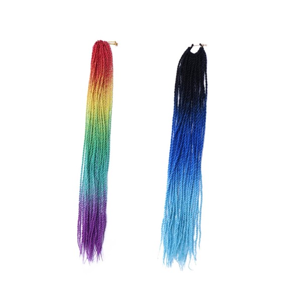 Ipetboom Gradient Synthetic Hair Braid Ponytail Extension for Women Stylish