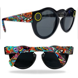 MightySkins Skin Compatible with Snapchat Snapchat Spectacles - Acid Trippy | Protective, Durable, and Unique Vinyl Decal wrap Cover | Easy to Apply, Remove, and Change Styles | Made in The USA
