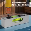 Metal high precision strip type adjustable level small level ruler