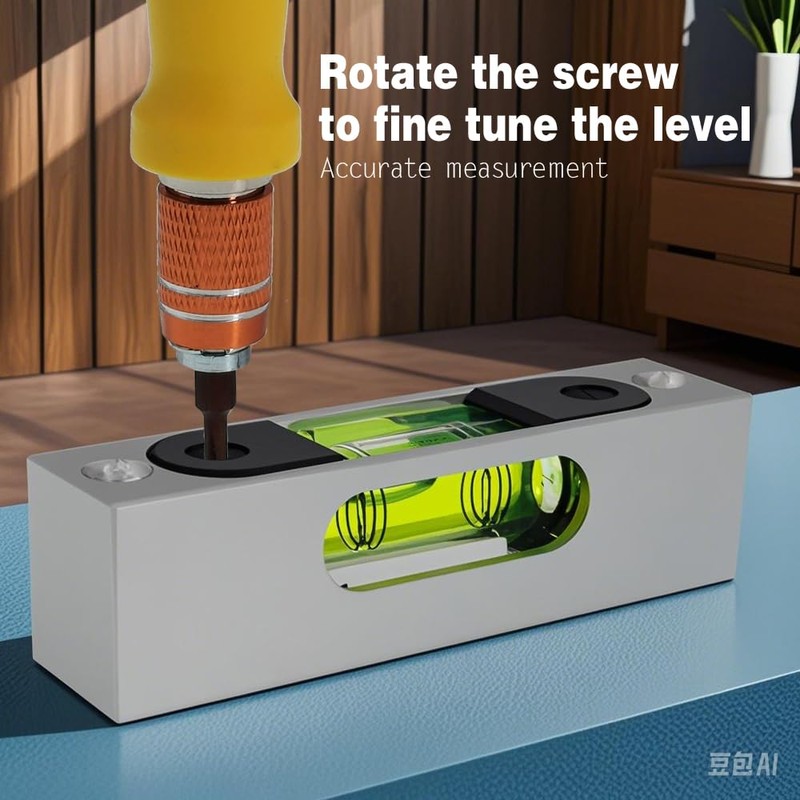 Metal high precision strip type adjustable level small level ruler