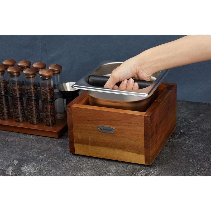 Teyearlife coffee knock box replacement for breville knockbox Sturdy solid