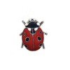 Bamboo Luxury Ladybug Cloisonne Pin