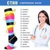 5 Pairs Compression Socks for Women & Men Circulation Support