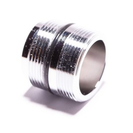 BLUMKRAFT Adapter Tap Reducer M21.5-M22 Compatible with Neoperl 50505194 Hidden Caché JR and Grohe Chrome-Plated Brass (M21.5 x 1 to M22 x 1)