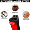 Unbranded 32.8ft Universal Car Weather Stripping Self-Adhesive Auto Door Rubber