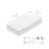 Kushies Baby 100% Breathable Cotton Percale Baby Crib Sheet, Fully
