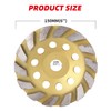 BAIWEN 6 inch Concrete Grinding Wheel,Diamond Cup Wheel Angle Grinder