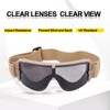 Military Goggles Impact Resistant and Breathable Outdoor Protective Glasses for